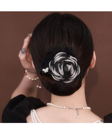 K&Y 6 PCS Elegant Flower Butterfly Lazy Hair Curler Bun Maker - Mixed Color - For Women and Girls - Buy Online on GoSupps.com