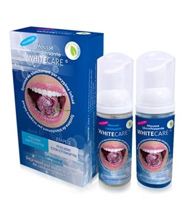 WhiteCare Mousses Toothpaste Whitening Mint Flavor X2 Whitening toothpaste beautiful shine gentler than activated charcoal teeth whitening powder