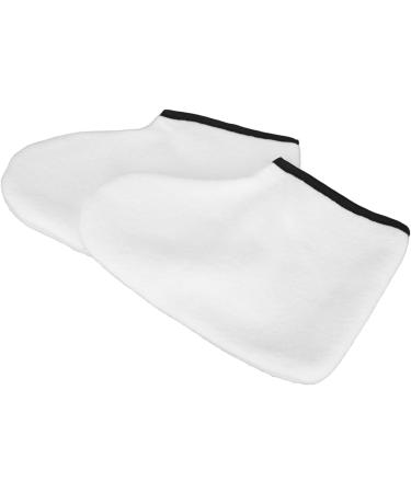 Paraffin SPA Booties Paraffin Wax Bath Booties Paraffin Wax Refills Feet Bag Washable Double Layer Thick Terry Cloth Multi Purpose White for Hot Wax - Buy Online on GoSupps.com
