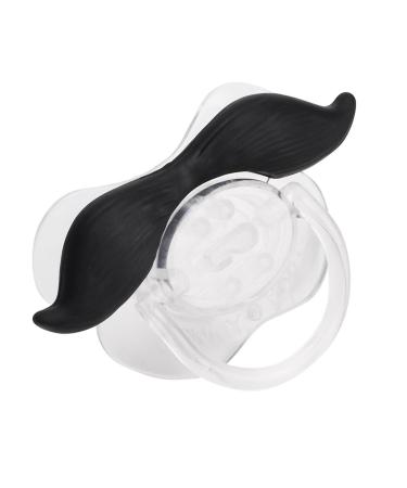 Funny pacifier gentleman-corded-ceiling pacifier cute novelty baby things portable mini pacifier for lips and beard environmentally friendly silicone material in food quality (#7)