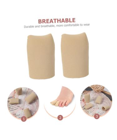 6 Pcs Breathable Toe Scuff Covers - Soft Toe Sleeves & Protective Caps for Ultimate Comfort | Anti-Wear Toe Protectors - Buy Online on GoSupps.com