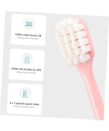 Beaupretty 4 Partial Toothbrush Set - Soft Cotton Bristles for Men & Women - Premium Cleaning Tools for Adults - Buy Online on GoSupps.com