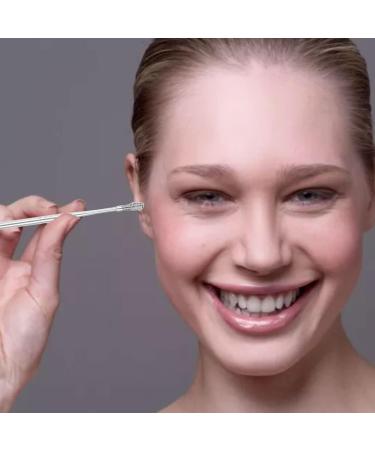 Liummrcy 2 PCS Stainless Steel Ear Pick Set - Spring Earwax Removal Tools for Kids & Adults - Effective Ear Care Solution - Buy Online on GoSupps.com