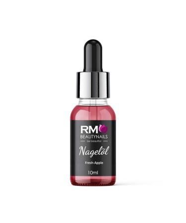 Nail Oil Nail Cuticle Oil with Pipette Nail Oil Care for Nails and Cuticles RM Beautynails 10ml (Fresh-Apple)