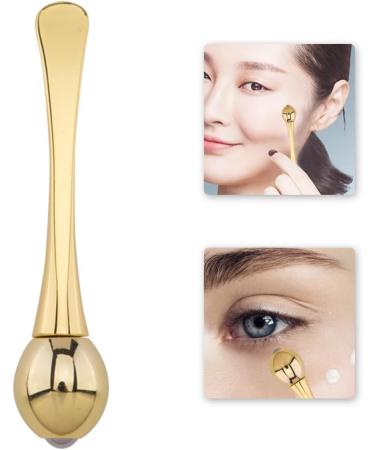 Eye Cream Applicator - Anti-Aging Zinc Alloy Beauty Stick | Gold Face Massager Roller for Skin Care - Buy Online on GoSupps.com