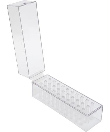 Nail Drill Bits Holder 30 Holes Nail Drill Bits Storage Container Box Nails Drill Bits Display Organizer Manicure Tools for Home Use Nail Salon - Buy Online on GoSupps.com