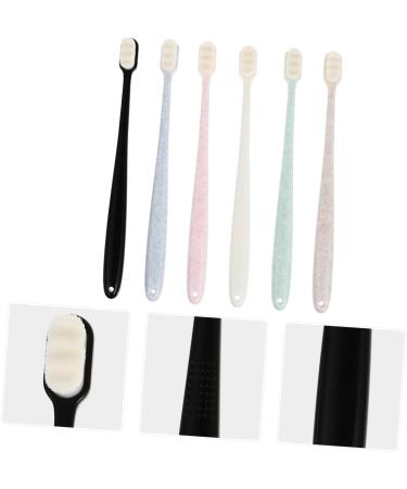 FRCOLOR 12 Pcs Silicone Toothbrush Set - Adult Wavy Bristles for Superior Cleaning | International Shipping - Buy Online on GoSupps.com