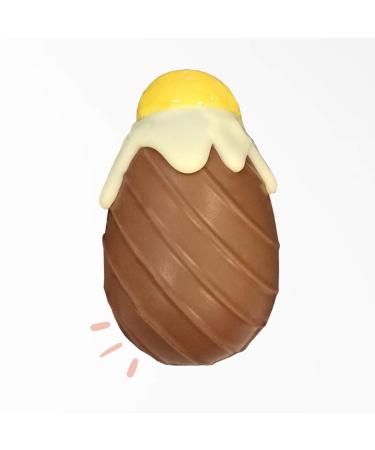 Handmade Easter chocolate - set of 2 chocolate boiled eggs - Easter chocolate treats