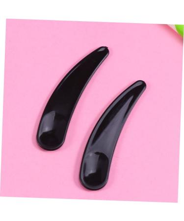 100pcs Black Cosmetic Cream Spoons - Eye Cream Applicators & Makeup Tools | Essential Beauty Accessories for Skincare - Buy Online on GoSupps.com