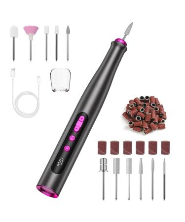 GOSIA Electric Nail Drill Professional Nail Kit for Acrylic Gel Rechargeable Portable Nail Set