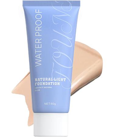 Liquid Foundation Makeup Full Coverage Oil Control Liquid Camouflage Face Care Cosmetics for Daily Use Travel and Leisure 01 Classic Ivory - Buy Online on GoSupps.com