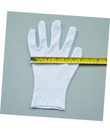 minkissy White Gloves 18 Pairs Factory Gloves White Lengthen Work Cotton Gloves Cotton Work Gloves - Buy Online on GoSupps.com