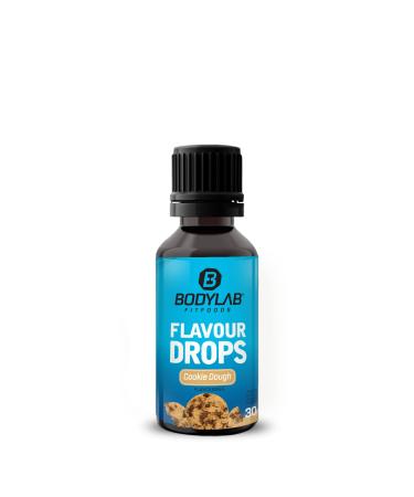 BODYLAB24 Flavor Drops 30ml Cookie Dough calorie-free sugar-free and fat-free aroma drops flavrops for sweetening food coffee syrup drops of taste without artificial dyes