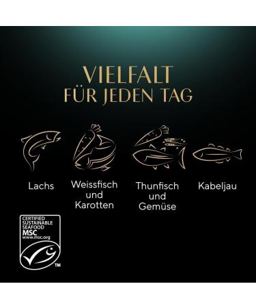 Sheba Classics Piedetete Cat Food - MSC Salmon White Fish Tuna & Cod - 32 x 85g (2.72 kg) - Premium International Shipping - Buy Online on GoSupps.com