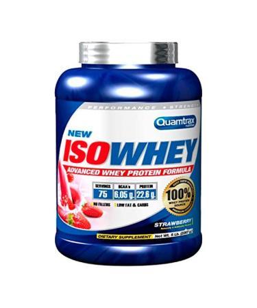 Quamtrax Isowhey Nutrition - 2.25 kg Strawberry - Kiwi