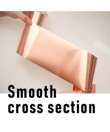 Tynulox 110 Copper Sheet Roll 0.3mm x 100mm x 1M - Copper Foil Strip for Jewelry, Crafts, Repairs - Electrical Grade Metal Roll - Buy Online on GoSupps.com
