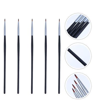Beaupretty 5 Piece Fine Eyeliner Brush Set - Precision Eye Makeup Applicator for Lipstick & Eyeliner - Bulk Cosmetic Brushes for Professional Use - Buy Online on GoSupps.com