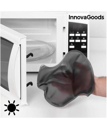 Innovagoods Ergonomic Knee Brace with Hot & Cold Gel Pillow - Breathable Antibacterial Elastic Multifunctional for Sports & Rehab - Gray 75x24 cm Neoprene - Buy Online on GoSupps.com