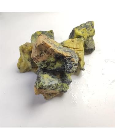 Natural Crystal Natural Yellow Turquoise Jewelry Making Raw Stone Fish Tank Decorative Stone Specimen ningxiao 2-4cm 100g - Buy Online on GoSupps.com