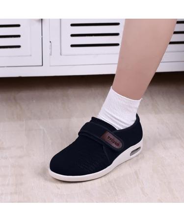 EKSED Quiteyan Diabetic Slippers for Women - Anti-Slip Breathable House Shoes - Blue Size 12 - Buy Online on GoSupps.com