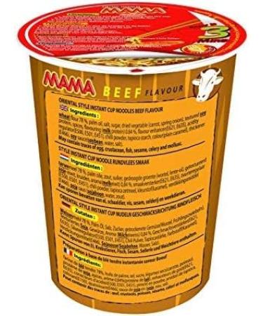 CNMART Mama Instant Noodle Cups - 6 Assorted Flavours Oriental Style Pack of 6 - Buy Online on GoSupps.com
