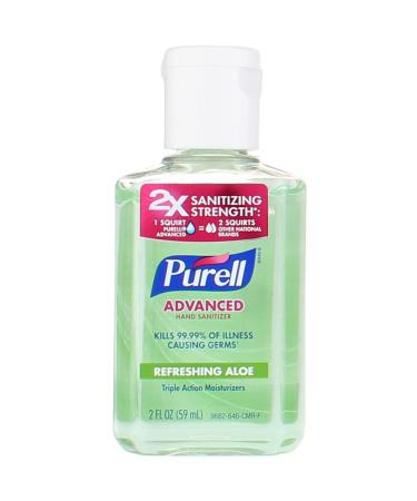 Purell Advanced Hand Sanitizer 2 oz with Aloe - Refreshing Formula - Buy Online on GoSupps.com