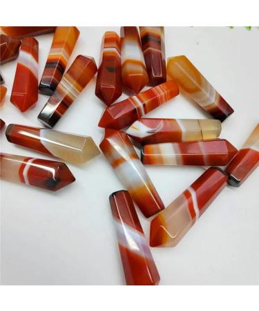 Around 5CM Sardonyx Pendulum Jewellery Gemstone Reiki Crystal Pendant for Home Decoration ZY - (Color: Sardonyx Pendulum Size: XL) - Buy Online on GoSupps.com