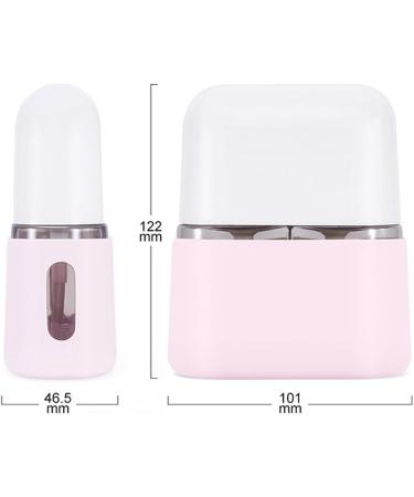 Portable Travel Pump Bottle Set for Toiletries & Lotions - Pink | Ideal for International Travel - Buy Online on GoSupps.com