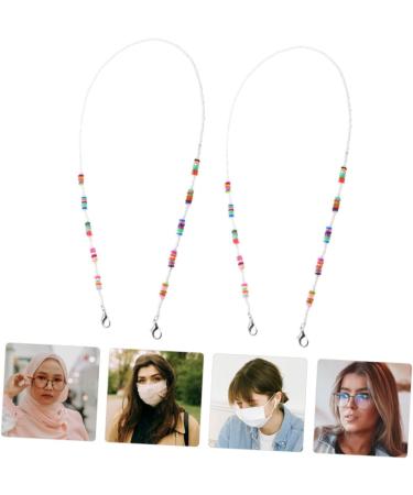 Healeved 2pcs Anti-Drop Mask Chain for Kids - Soft Ceramic Polymer & Glasses Holder - Buy Online on GoSupps.com