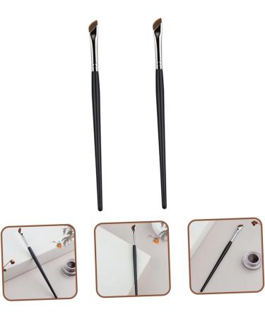 Beavorty Eye Makeup 2pcs Eyebrow Brush Angled Eyebrow Brush Flat Eyeliner Brush Angled Eyeliner Brush Eye Liner Brush - Buy Online on GoSupps.com
