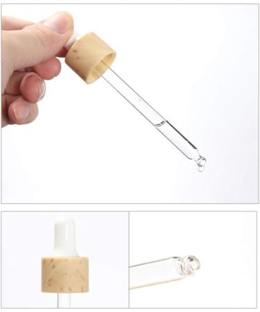 Milists 2 Empty 30ml Drip Bottles | Transparent Liquid & Lotion Dropper for Makeup Cosmetics Samples & Eye Fluid - Buy Online on GoSupps.com