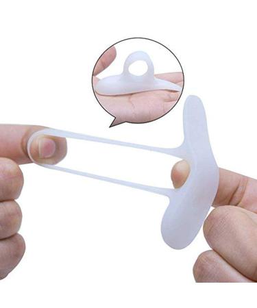 Pedimend 3 Pairs Under Toe Support Straightener Corrector - Silicone Gel Orthotics Pads for Hammer Claw Crooked Mallet Toes, Bunion Corns, and Blisters - Foot Care (White) - Buy Online on GoSupps.com