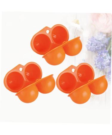 Angoily 6 Pcs Outdoor Egg Container Eggs Egg Holder Fridge Containers Portable Egg Case Refrigerator Mustard - Buy Online on GoSupps.com