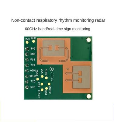 Buy KCVzitrds Radarmodule LD6002 FMCW Sensor - Monitor Body Signs Respiratory & Heart Rate - Easy Installation - Global Shipping - Buy Online on GoSupps.com