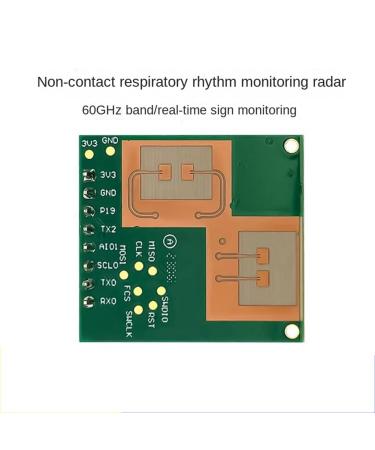 QUR LD6002 FMCW Radar Module - 60g Millimeter Wave Body-Signing Sensor for Respiratory & Heart Rate Monitoring - Easy to Use | International Shipping Available - Buy Online on GoSupps.com