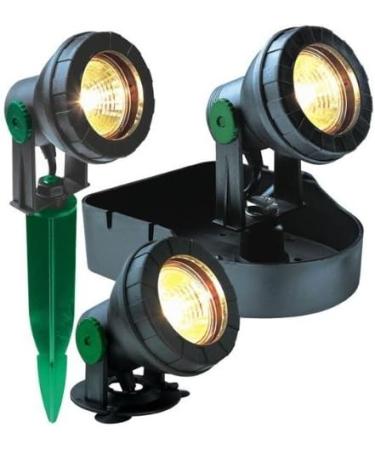 Blagdon Ultra Bright 3 Watt LED Pond and Garden Lights - Fully Submersible Waterproof (5 Lights) - Includes Transformer, Cables, and Fixings - Black - Buy Online on GoSupps.com