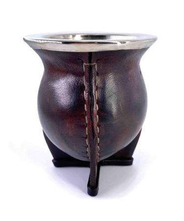 YVY YVY Mat Calebase measures Camonero Alpaca Handmade kalebas approx 200 ml Alpaca resume Handmade in Uruguay Glad learn in alcore color