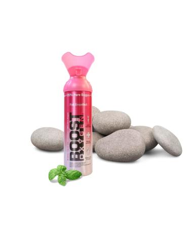 Sunvit-D3 Boost Oxygen Cylinder - Pink Grapefruit Portable Oxygen Cylinder for Breathing Up to 200 Uses | Natural O2 Pure Oxygen Can Promotes Free Breathing Cold Flu & Revitalizes Lungs - 9L