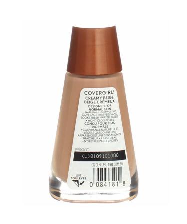 CoverGirl Clean Liquid Makeup Creamy Beige 150 1 oz - Pack of 4 - Buy Online on GoSupps.com