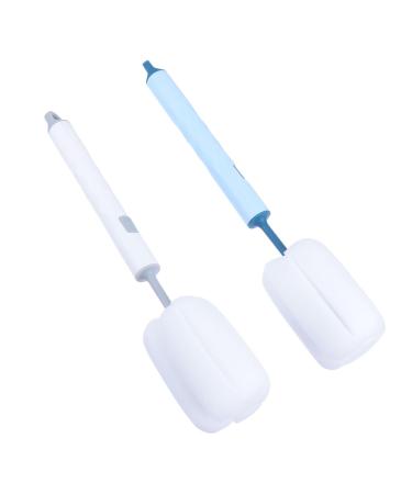 Zerodeko 4 Pcs Brush Neck Bottle Cleaning Tools Flask Sponge Coffee Glasses Sponge Bottle Cleaner Blue Bottle Cup Cleaner Foam Cup Sponges Scrubber Plastic Cup Baby Vase