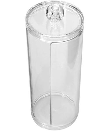 Clear Acrylic Cosmetic Cotton Pad Holder | Stylish Storage Organizer for Cotton Balls Swabs & Q-tips | Perfect Gift for Girls & Ladies - Buy Online on GoSupps.com