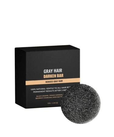 HADAVAKA Moisturizing and Nourishing Hair Blackening Soap Scalp Cleansing & Care Soap Antigrey Root Activator Bar For Shiny Mane (1PC)