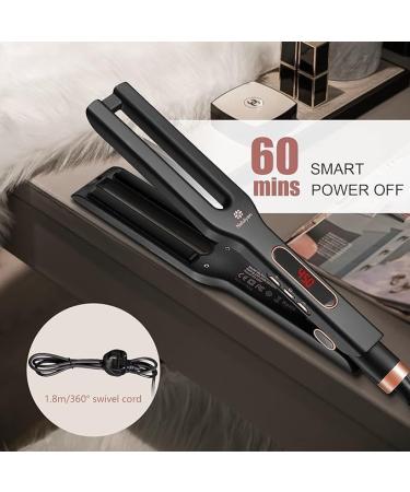 Buy Professional Ceramic Hair Straighteners - Dual Plate PTC Flat Iron for Thick Hair | Ten-Speed Temperature Control for Salon-Grade Styling - Buy Online on GoSupps.com