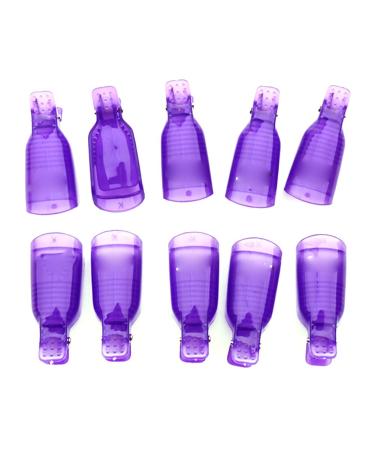 Fockety Fockety MANN Comfortable Gel Nail Polish Removal Clips in Front of Cleaning Agent