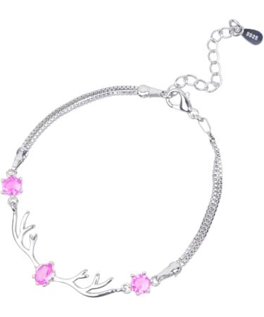 CALLARON 3pcs Jewelry Pendant Gift Antlers Miss Crystal White 18.5*1.5cmx3pcs Redx3pcs - Buy Online on GoSupps.com