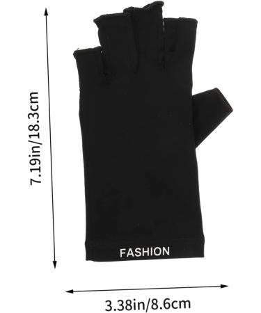 Ipetboom 1 Pair Nail Protection Gloves Mittens Nail Art Gloves Salon Nail Art Tools Manicure Tools Manicure Protective Accessory Salon Manicure Gloves Nylon Thin Section Miss Accessories - Buy Online on GoSupps.com