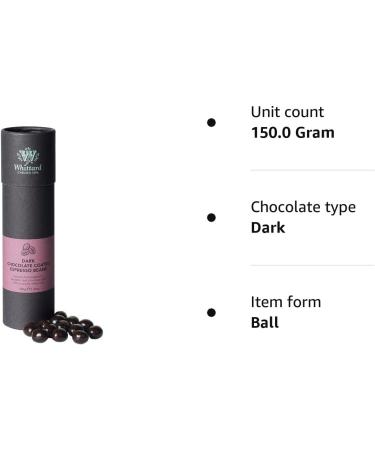 Whittard of Chelsea Dark Chocolate Coated Espresso Beans 150 g - Buy Online on GoSupps.com