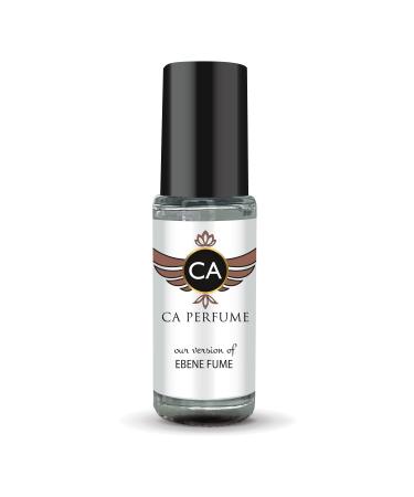 CA Perfume Impression of Tom F Ebene Fume For Women & Men Replica Fragrance Body Oil Dupes Alcohol-Free Aromatherapy Sample Travel Size Concentrated Long Lasting Attar Roll-On 0.14 Fl Oz/4ml-X1