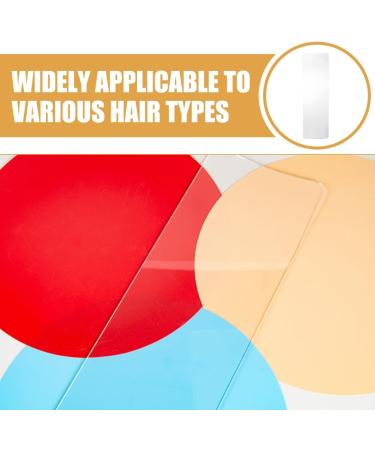 Healeved Balayage Board Clear Plastic Hair Highlighting Board Curved Hair Coloring Foiling Paddle for Home Hair Salon - Buy Online on GoSupps.com