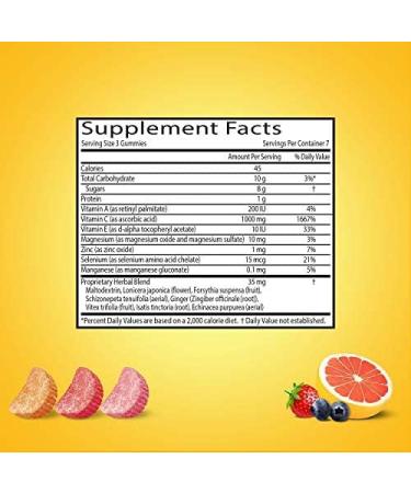 Airborne Immune Support Supplement 75 Gummies - Enhance Your Health with COS - Buy Online on GoSupps.com